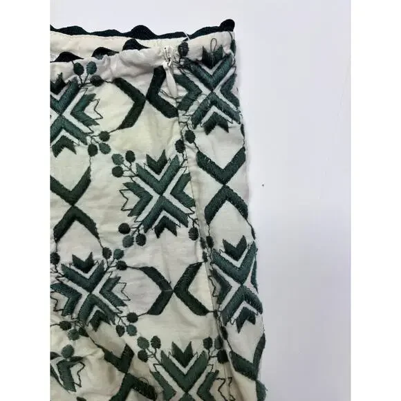 Zara Shorts Embroidered High Waisted Boho XS - Picture 6 of 10
